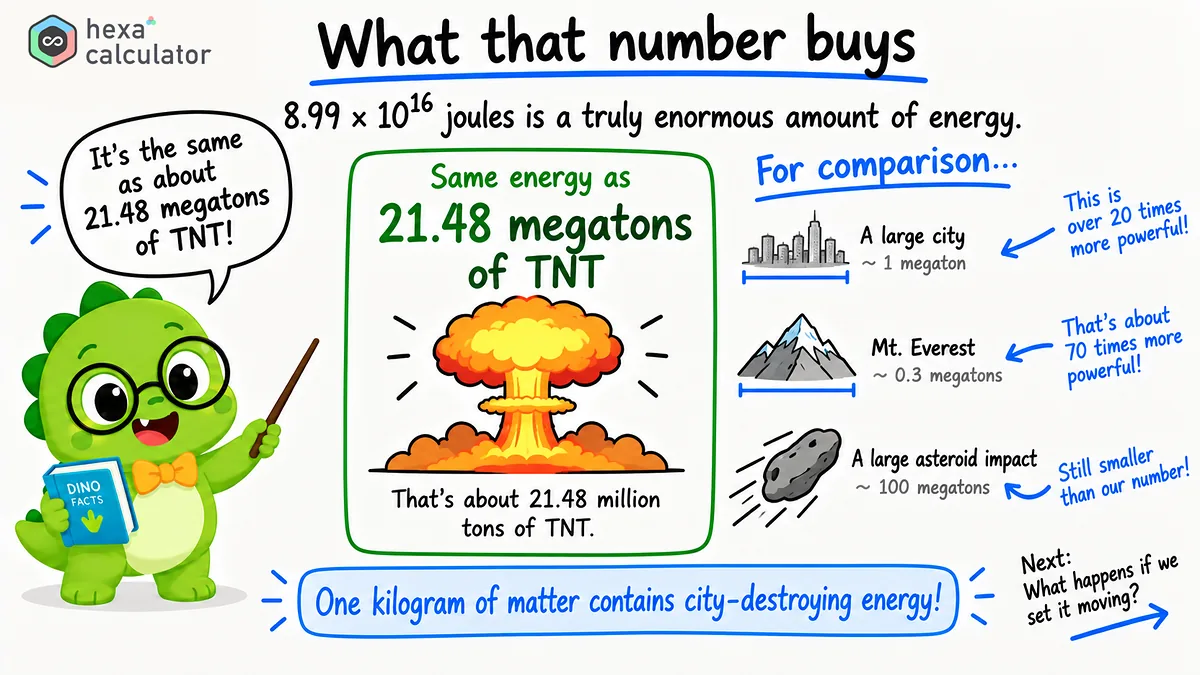 E=mc² - Comparison E=mc² - Comparison