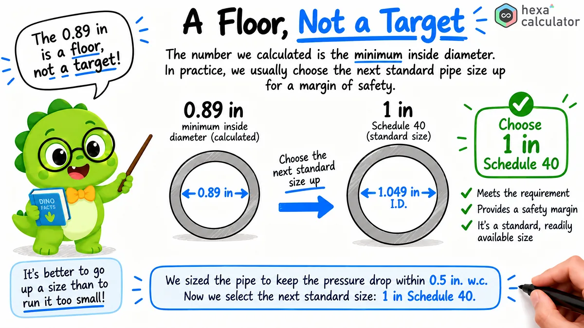 Gas Pipe Sizing - Calculation