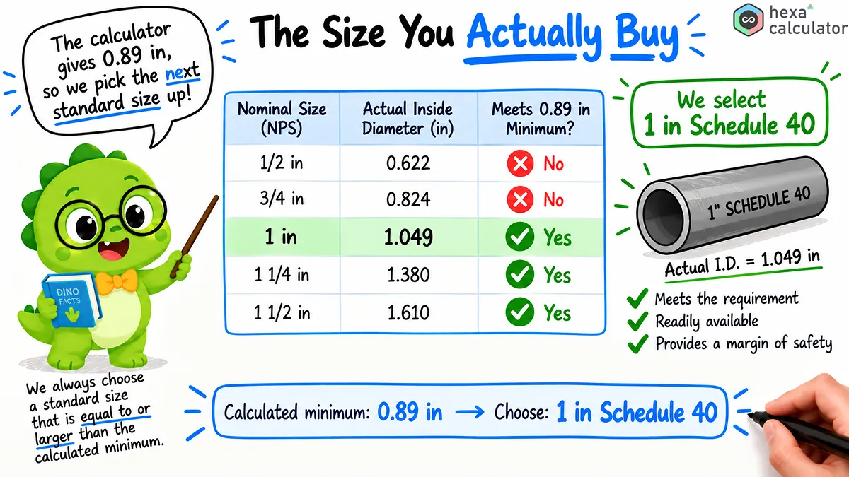 Gas Pipe Sizing - Choosing the Size