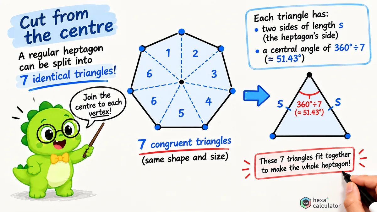 Heptagon Area Explainer Heptagon Area Explainer