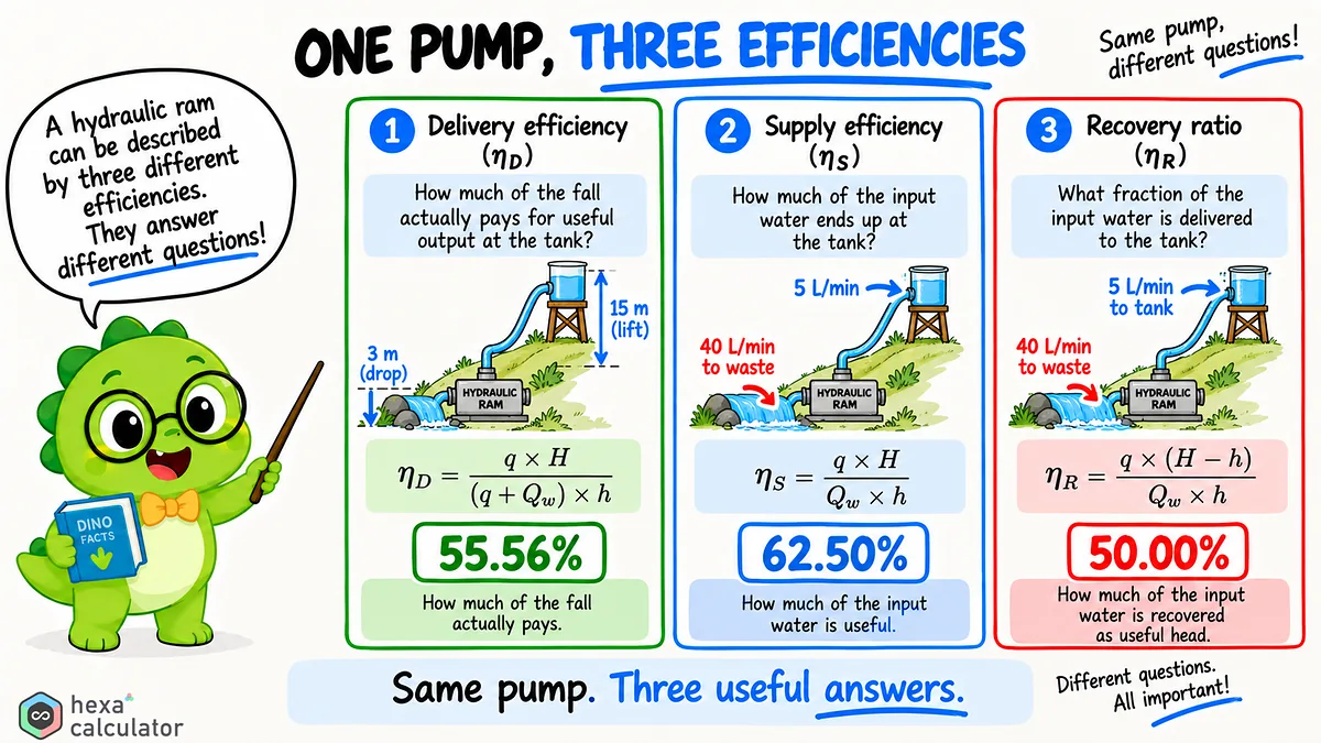 Hydraulic Ram Efficiency - Comparison Hydraulic Ram Efficiency - Comparison