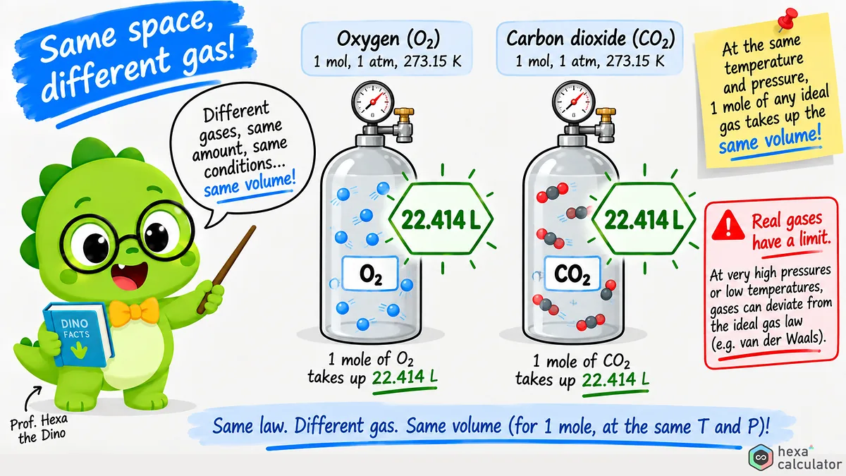 Ideal Gas Law - Different Gases Ideal Gas Law - Different Gases