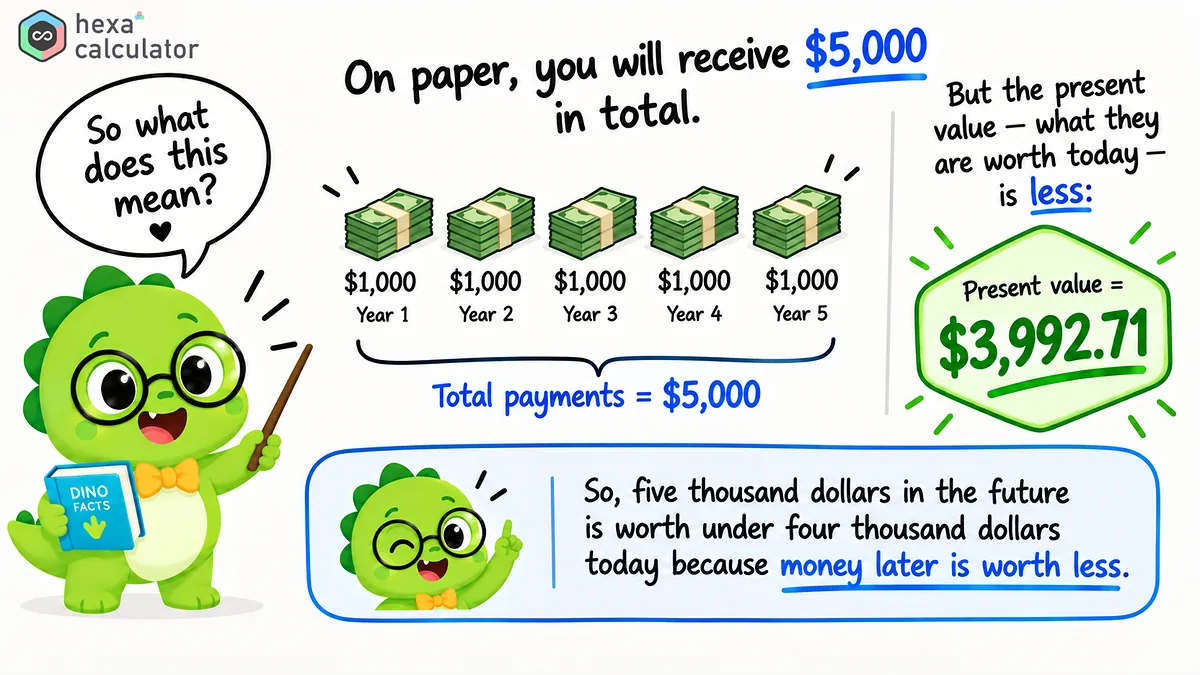Present Value of Annuity - Calculation
