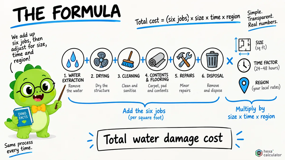 Water Damage Cost - Formula Water Damage Cost - Formula